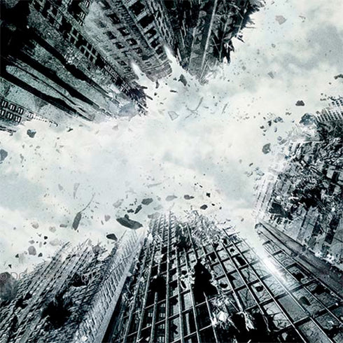 DC Comics Batman Dark Knight Rises Poster Nintendo 2DS XL (2017) Skin